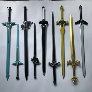 104 Sword Art Online Elucidator Tmavě Repulzorové Meč, Zbraň Cosplay SAO kirito Asuna meč Anime Ninja Nůž PU Zbraň Prop