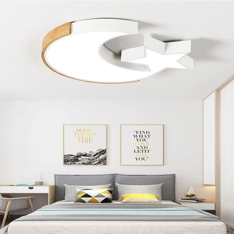 Nová moderní dětský pokoj ložnice lampa macaron kreativní led stropní svítidlo osvětlení mateřské školy Obrázek 4