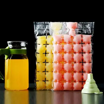 10ks Led Formy na Jedno použití Přenosné Pytlíky na Kostky Ledu Transparentní Rychlejší Zmrazení Výrobu Ledu Ice Bag Kuchyňské Gadgets, Ice Cube Maker