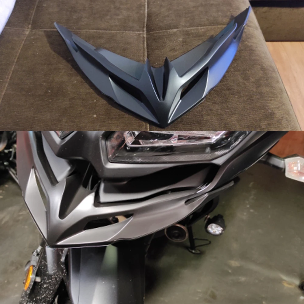 Versys 650 Winglet Spoiler Křídlo Protector Kapotáž, Přední Blatník Zobák Nosu Rozšíření Pokrytí Pro Kawasaki Versys650 KLE650 2015-2021 Obrázek 4
