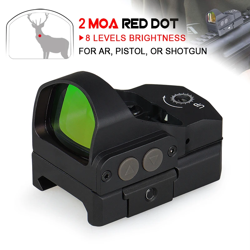 PPT Taktické lovecké doplňky airsoft pohled red dot reflex pohled pohled nárazuvzdorný Mini Red dot Sight gs2-0135 Obrázek 0