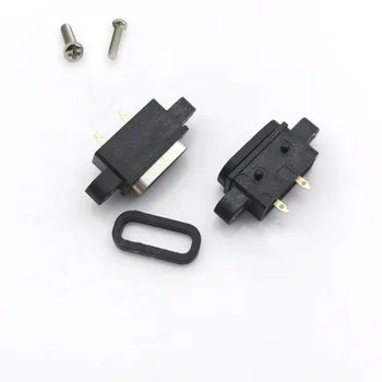 1ks USB 3.1 Typ-C 2 Pin Zásuvka SMD DIP Konektor S Šroub Díra DIY PCB Design, Vysoký Proud Rychlé Nabíjení Port