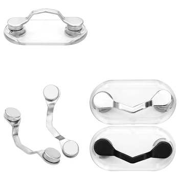 1Set Magnetické Zavěšení Brýlí Holder Pin Brože Multi-funkční Přenosný Oblečení Klip Spona, Magnet, Sluchátka Line Klipy Oděv
