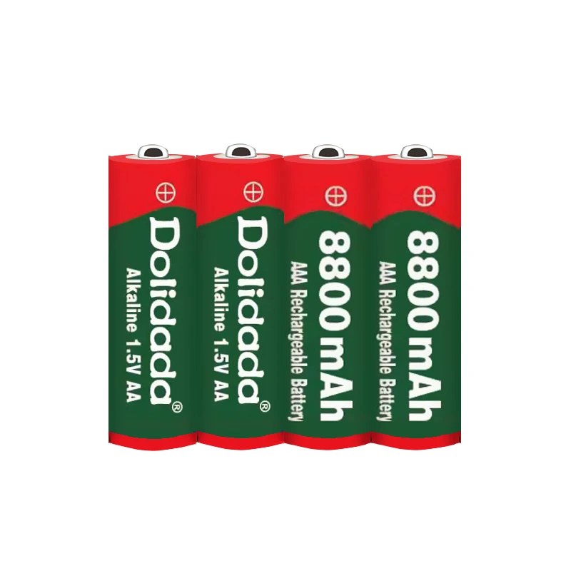 AAA 8800mAh dobíjecí baterie AAA 1,5 V 8800mAh Dobíjecí Nové Alcalinas drummey +1ks 4-cell baterie nabíječka Obrázek 3