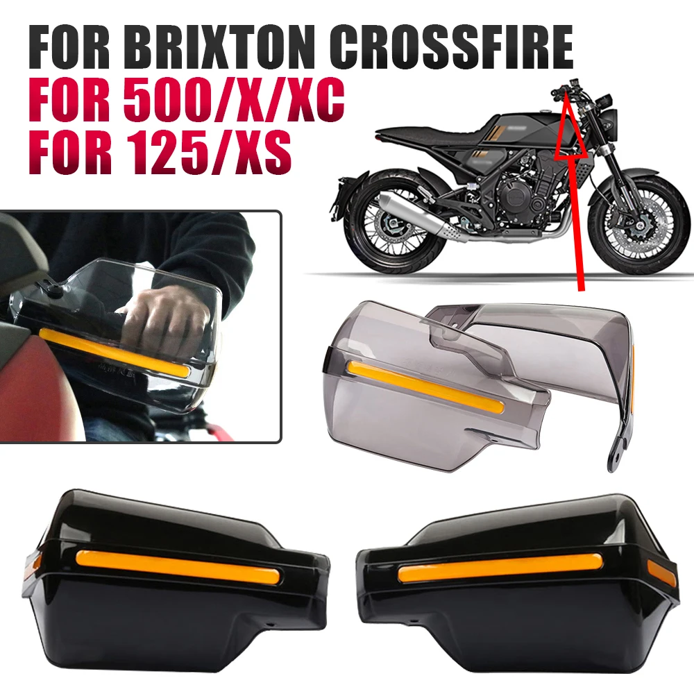 Pro Brixton Crossfire 500 X XC 500X 125XS 125 XS moto Příslušenství Handguard Sklo Ruky Stráže Wind Shield Protector Obrázek 0