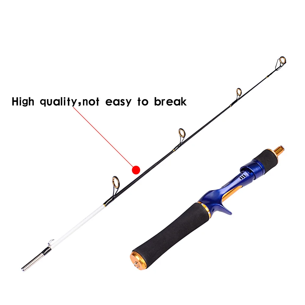 60/70cm Ultralight Prut 2 Sekce Casting Zimní Ice Rod Set Spinning Tyč Krátká FRP Pól Cestovní Pruty Rybářské Náčiní Obrázek 1