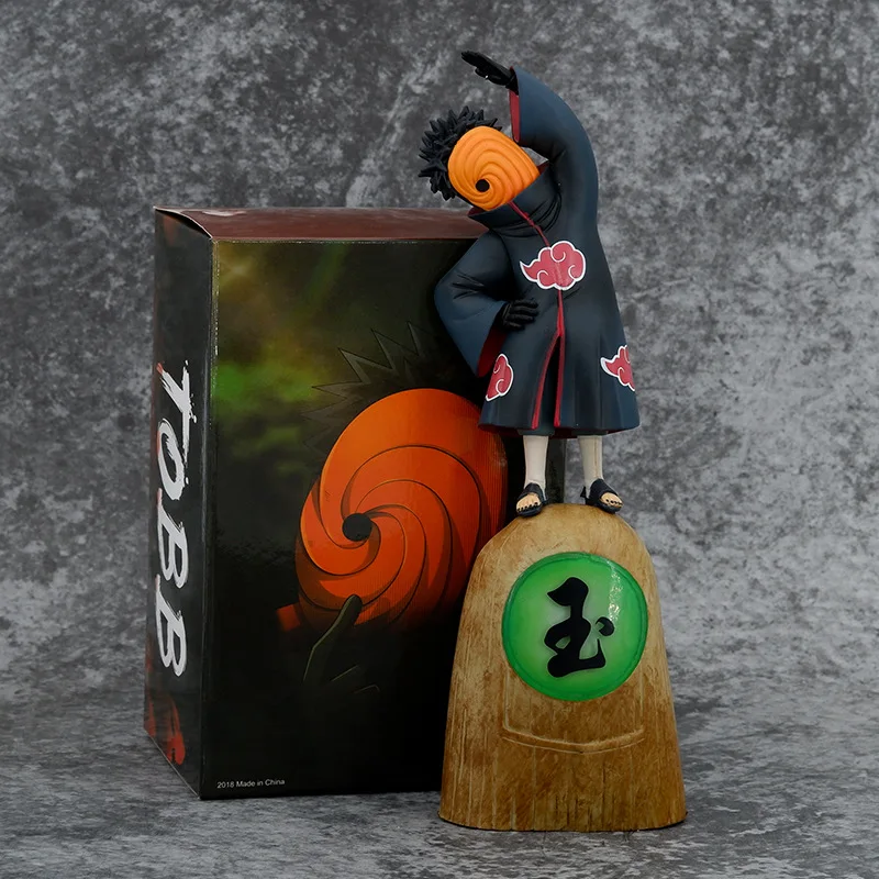 24cm Naruto Anime Verze Q Akatsuki Postava Uchiha Obito Hidan Kakuzu Deidara Akční Obrázek Kawaii Děti Model Kolekce Hraček Obrázek 3