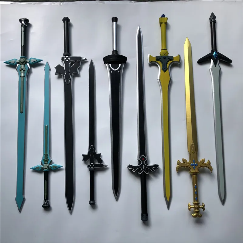104 Sword Art Online Elucidator Tmavě Repulzorové Meč, Zbraň Cosplay SAO kirito Asuna meč Anime Ninja Nůž PU Zbraň Prop Obrázek 0