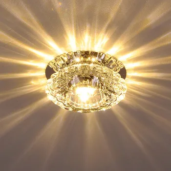 3W Uličky LED stropní svítidla obývací pokoj Stropní Svítidla crystal chodby, uličky světla LED ligthing