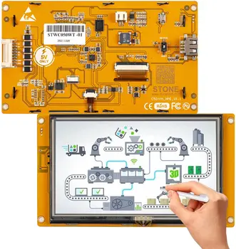 4.3 5 7 10,1 Palcový HMI TFT Displej s Řadičem + Program + Sériové Rozhraní pro Arduino, Raspberry pi ESP32 ESP8266 STM32