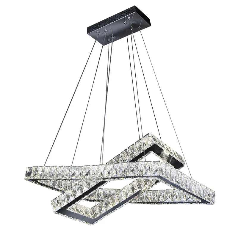 Crystal LED Lustry Stmívatelné Ovládání APLIKACE Moderní Kuchyňský Lustr, Osvětlení, Inteligentní Lampy Pro Obývací pokoj Ložnice lampadario Obrázek 4
