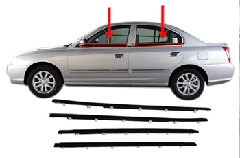 4ks Auto těsnicí lišty Okna Tvarování Čalounění Těsnění Pás Pro Hyundai Elantra 2004-2011