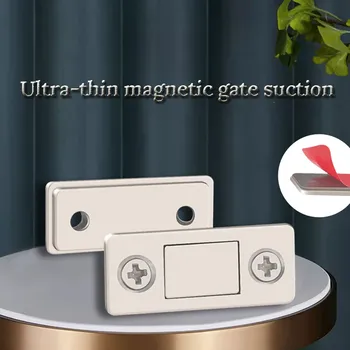 4ks/Set Silné Dveře Blíže Magnet Dveře Chytit Západky Dveřní Magnet pro Nábytek Skříň Skříň Šroub s Ultra ThinStainless 3M