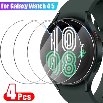 4ks Tvrzené Sklo pro Samsung Galaxy Hodinky 5 4 40/44mm Klasické 42/46mm Proti nic není Film Watch4 Watch5 Pro HD Obrazovky Chrániče