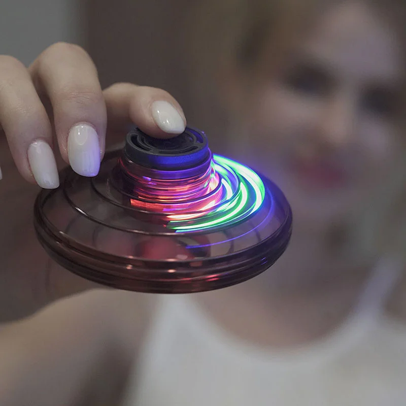 Původní UFO Spinner Flynova Mini Magic Drone Ruku Létající Bumerang Spinner LED RGB Světlo Obrázek 1