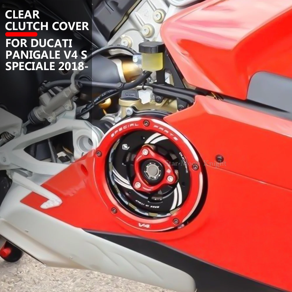 Kryt Spojky Motoru Závodní Pružiny R Protector Stráže Pro Ducati Panigale V4 V4s V4 Speciale Letech 2018-2021 Přítlačný Kotouč Kit Obrázek 0