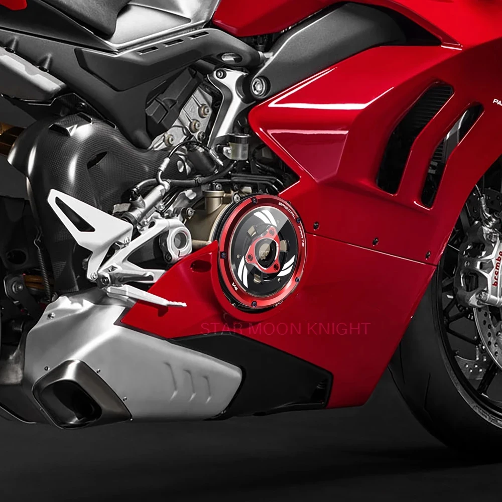 Kryt Spojky Motoru Závodní Pružiny R Protector Stráže Pro Ducati Panigale V4 V4s V4 Speciale Letech 2018-2021 Přítlačný Kotouč Kit Obrázek 5