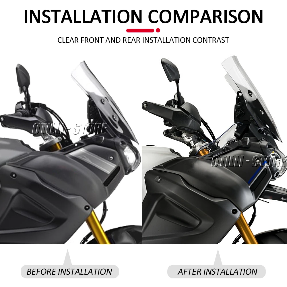 2021 2020 - 2014 Motocykl Handguard Windshied krytka Boční Panely Vítr Deflektor Pro Yamaha XT1200Z Super Tenere XT 1200Z Obrázek 5