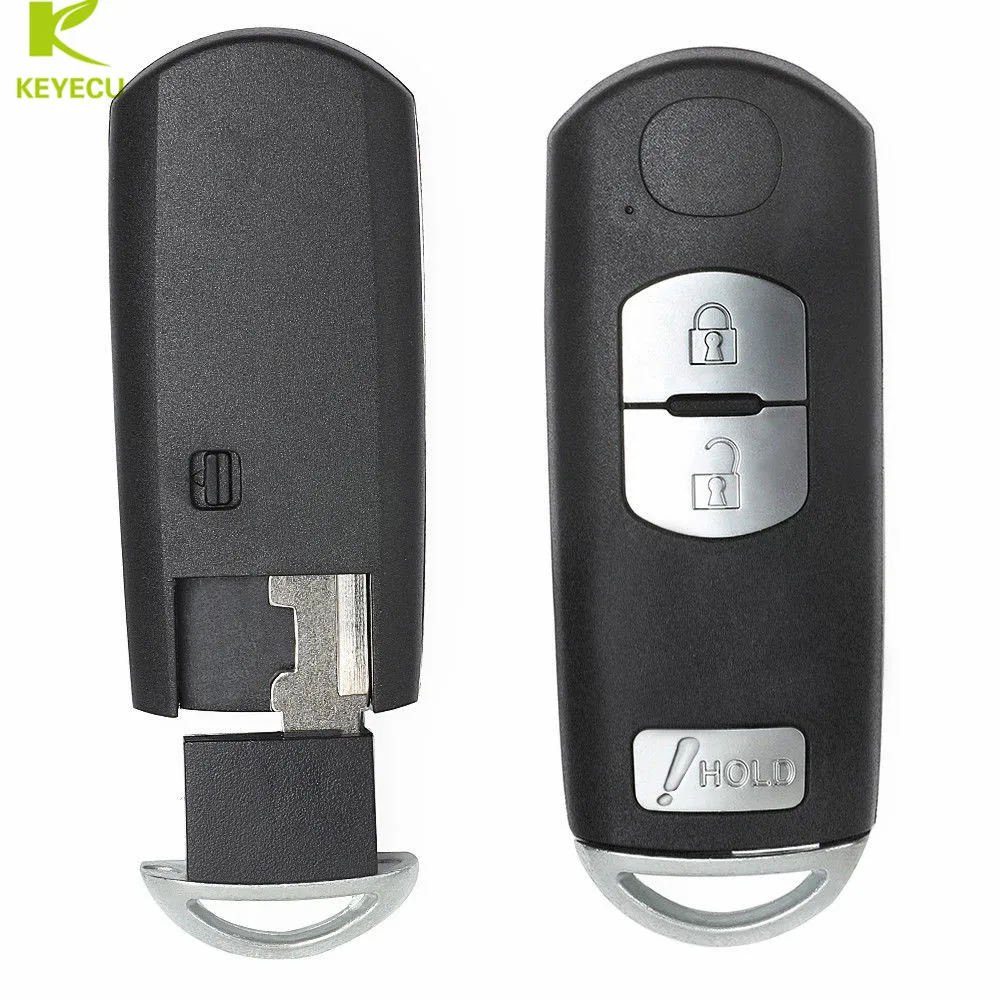 KEYECU Výměna 2+1 Tlačítka Smart Remote Klíč FSK 315MHz ID49 pro Mazda 3 na období 2014-2018, CX3 2016-2018, CX5 2013-2018 WAZSKE13D01 Obrázek 1