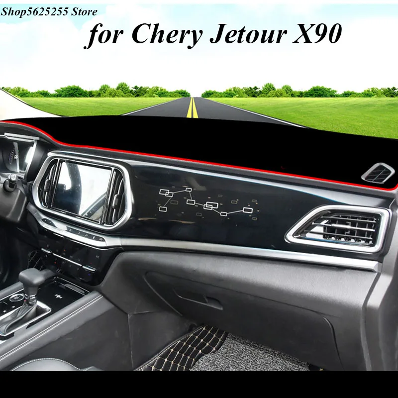 Auto Palubní desky Kryt Mat Stínítko Pad pro Chery Jetour X90 2019 2020 2021 Příslušenství Auto Tepelná Izolace Styling Ochranu Obrázek 0