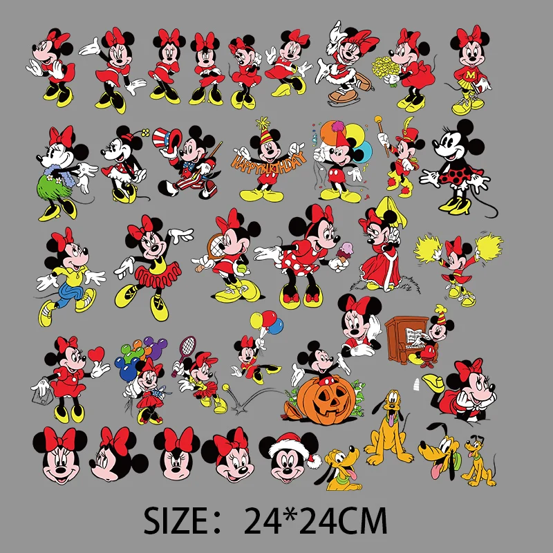 Mickey Mouse Nášivky na Oděvy Thermoadhesive Patch DIY Tepelné Samolepky na Děti Oblečení T-shirt Přenos Tepla Patch Dárek Obrázek 3
