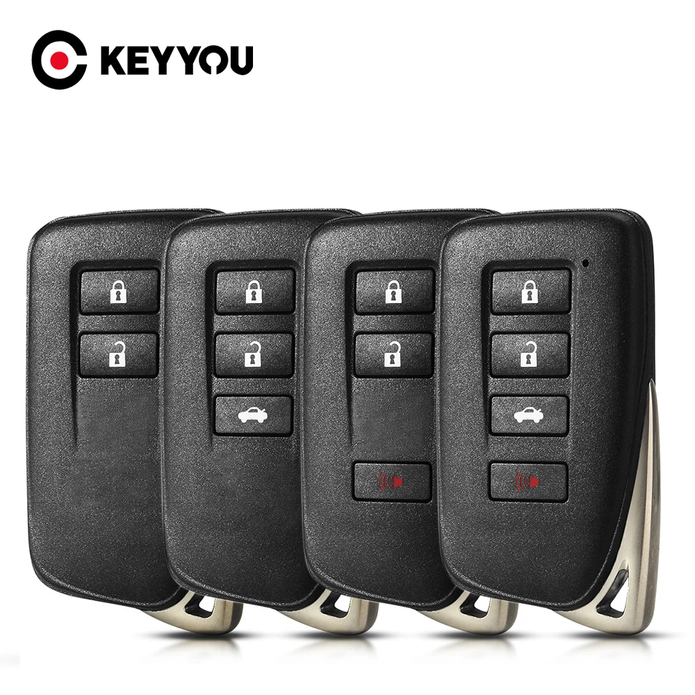 KEYYOU Doprava Zdarma Auto Klíč Pouzdro Pro Lexus NX GS, RX ES GX LX RC 200 250 350 JE 450H 300H Klíč Případě 2/3/4 Tlačítko Obrázek 0