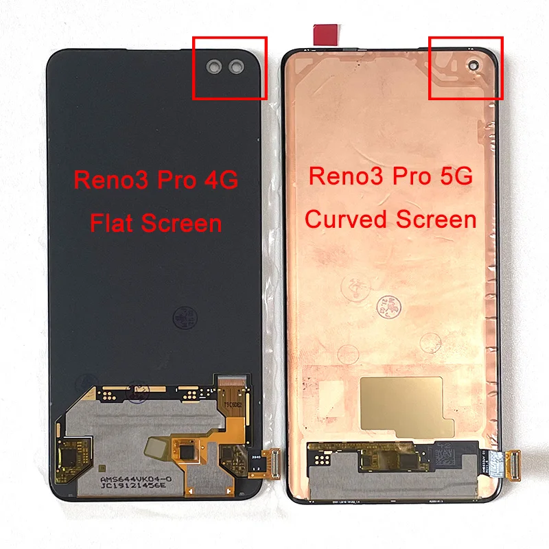 Původní Pro Oppo Reno3 Pro 4G CPH2035 Reno 3 Pro 5G LCD Displej+Dotykový Panel Digitizer Pro Reno 4 Pro 4 4G Pro 5G Displej Obrázek 0