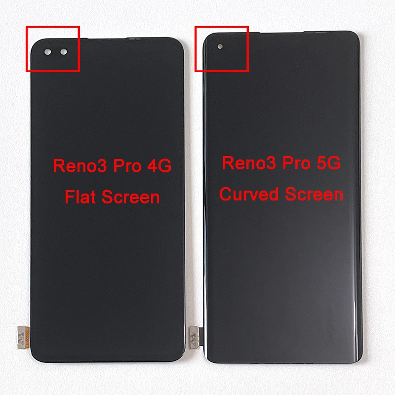 Původní Pro Oppo Reno3 Pro 4G CPH2035 Reno 3 Pro 5G LCD Displej+Dotykový Panel Digitizer Pro Reno 4 Pro 4 4G Pro 5G Displej Obrázek 5