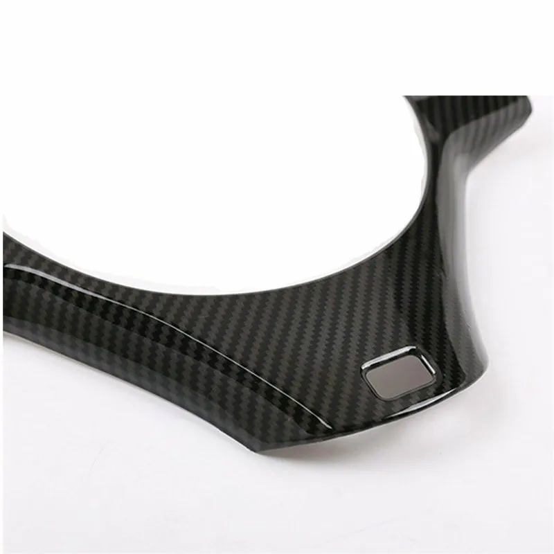 Uhlíkových Vláken Styling Auto Volantu Panel Přepínač Tlačítko Kryt Střihu Tvarování Nálepka Pro BMW 3 Series M3 E90 E91 E92 E93 05 Obrázek 0