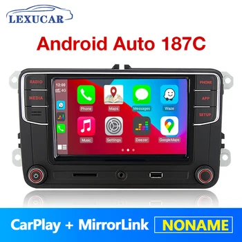 Android Auto RCD330 Carplay Rádio 6RF 035 187C MIB MirrorLink Headunit pro VW PQ Golf 5 6 MK5 MK6 Passat Polo, Tiguan SEDADLA