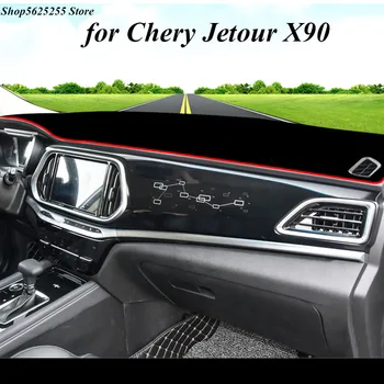 Auto Palubní desky Kryt Mat Stínítko Pad pro Chery Jetour X90 2019 2020 2021 Příslušenství Auto Tepelná Izolace Styling Ochranu