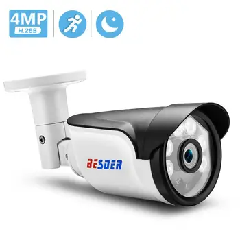 BESDER H. 265 IP Kamera 5MP/3MP/2MP AI Pohyb Dection IR Noční Vidění IPC DC 12V, 48V PoE Volitelné Kulka Venkovní CCTV IP Kamera
