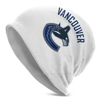Canucks Vancouver Stretch Beanie 3D Diy Tisk Cap Vancouver Tým Usa Usa Kanada Sport Ice Hockey Logo