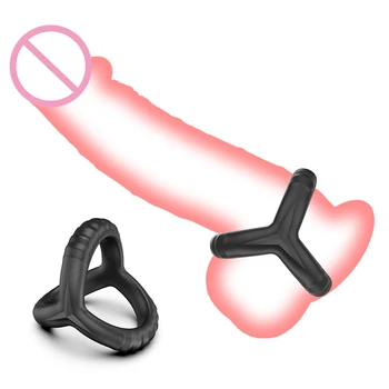Cock Ring Dospělý Sex hračky, Opakovaně použitelné Silikonové Sperma Penis Opožděné Ejakulace Muže Prsten Dospělé Dodává Sexuální Hračky Pro Muže, Sex Shop