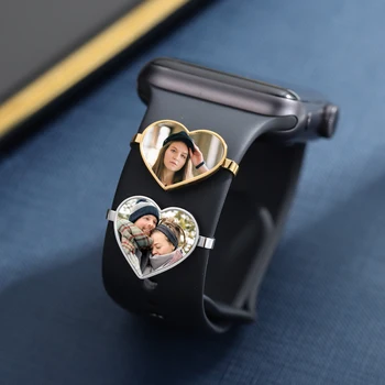 Dascusto Dekorativní Kroužek Kouzla Pro Apple Watch Personalizované Vlastní Speciální Ryté Foto Chytré Hodinky, Doplňky Pro Muže, Ženy