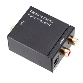 Digitální na Analogový 5.1 kanálový Stereo AC3 Audio Converter Optical SPDIF Koaxiální MĚNIČ na 6 RCA Zvukový Dekodér, Zesilovač