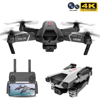 Drone 4K dual camera profesionální letecké fotografování, infračervené vyhýbání se překážkám quadcopter RC vrtulník hračka