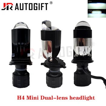 Dual LED Projektor Světlomet Mini super výkon 80W mini objektiv H4 světlomet Y6 Y9 A82 pro automobilový LED Motocykl světlomet Hi-Lo