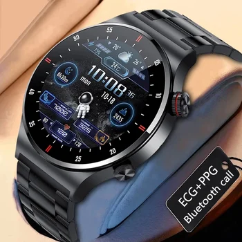 EKG Chytré Hodinky Muži 2022 Nové Vlastní Vytáčení přijetí Hovoru Sport Fitness Tracker NFC Kontroly Přístupu Vodotěsné Smartwatch Pro Huawei