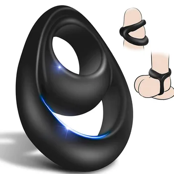 EXVOID Cock Ring Zpoždění Ejakulace Tekuté Silikonové Šourku Vázat Super Měkké Sexuální Hračky pro Muže Erekce Elastic Penis Ring