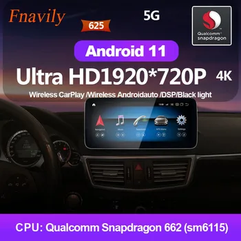 Fnavily Android 11 autorádia Pro Mercedes benz E Class W212 E200 E230 E260 E300 S212 NTG4.0 Multimediální GPS 12.3