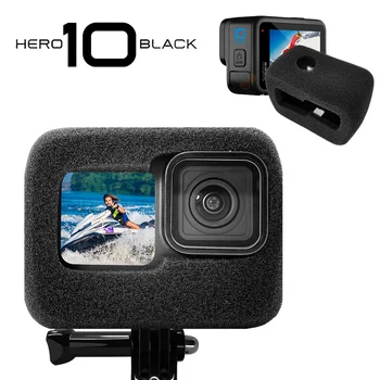 GoPro HERO 10 Černé Sklo Redukce Hluku Větru Houba Pěny Pouzdro Pro Go pro 10 9 Akční Kamery, Příslušenstv
