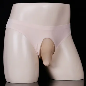 Ice Hedvábí Muže, Prodyšný Penis Pouzdro Kalhotky Ultra-Tenké Hedvábné Sexy Prádlo, Zabalit Vejce Erotické Spodní Prádlo Kalhotky Šourku