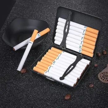 Kouření Pouzdro na Cigarety Doutníky případů z Nerezové oceli, Matný Tabacco Případ Dárkové Krabičce Pánské Kreativní Cigareta Box