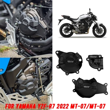 Kryty motoru Chrániče případ pro případ GB Racing R7 Pro Motocykly YAMAHA YZF-R7 rok 2022 MT-07/MT-07 kryt Motoru Ochrana