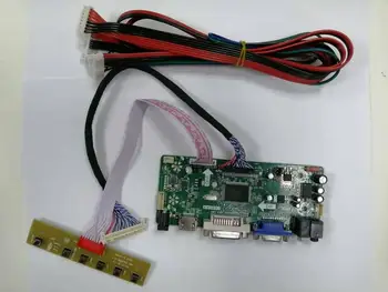 LCD controller Driver Board Kit pro LC430DUY-SHA1, SHA2 SHA3 1920X1080 HDMI+DVI+VGA LCD LED displej na Desce Řadiče