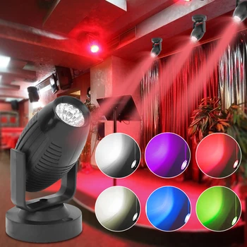 LED Fázi Světlo Reflektor RGB Blikající Projektor Downlight Bar DJ Disco Party Fázi Světla Efekt Atmosféru Lampa Bodové Světlo Lampy