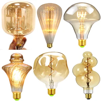 LED Žárovky Edison Žárovky E27 110-220V 4W ve Tvaru světla Retro Ampule Vintage Žárovka Lampa edison Žárovky Žárovka