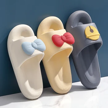 Luk-uzel Ženy Letní Pantofle Platformě Non-slip Sole Kreslený Žabky Venkovní Koupelna Indoor Beach Sandály Dámské Boty