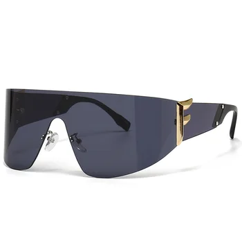 Luxusní Značky Muže, sluneční Brýle, Značkové Brýle bez Obrouček Pro Ženy Módní Stylové Gradient Odstíny UV400
